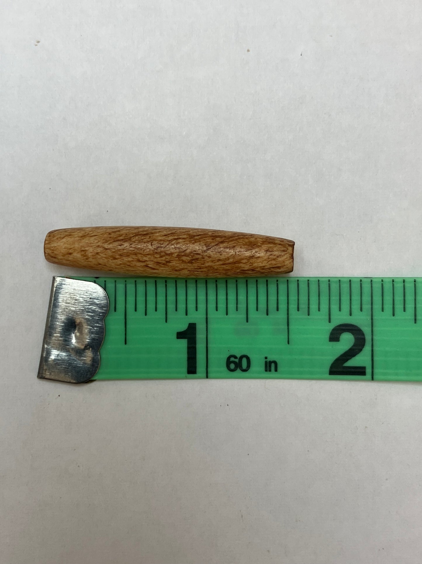 Set of 8 Brown Bone Beads – 1.5″