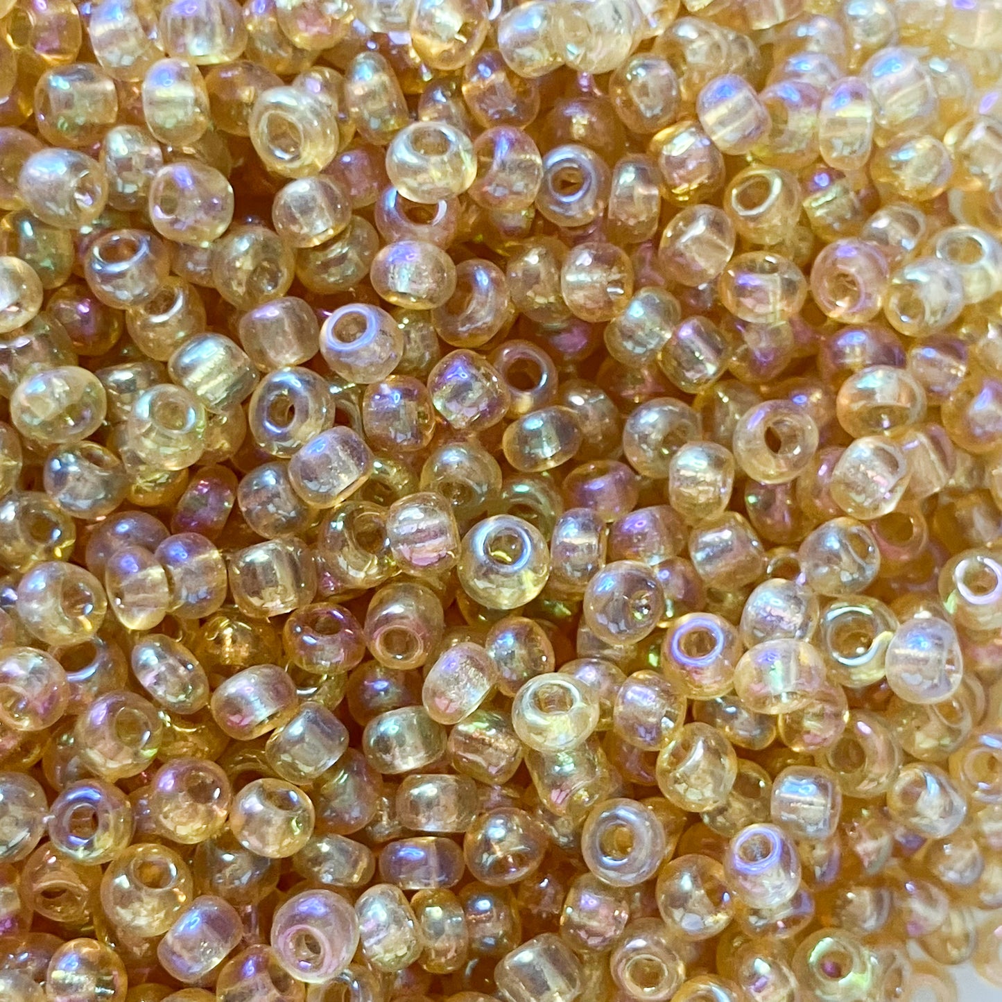 8/0 Amber Seed Beads โ 50g & 40g Packs