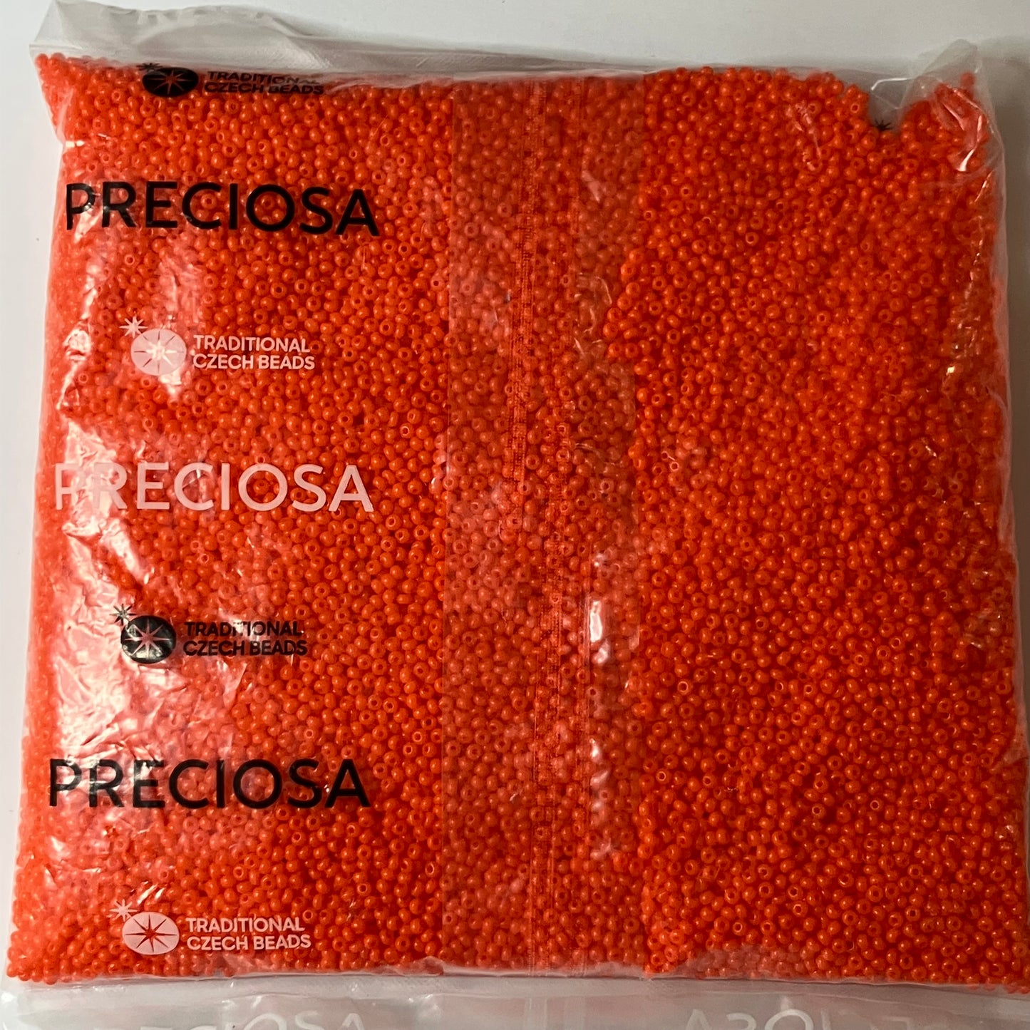 Orange 11/0 Opaque Seed Beads – 250g Pack