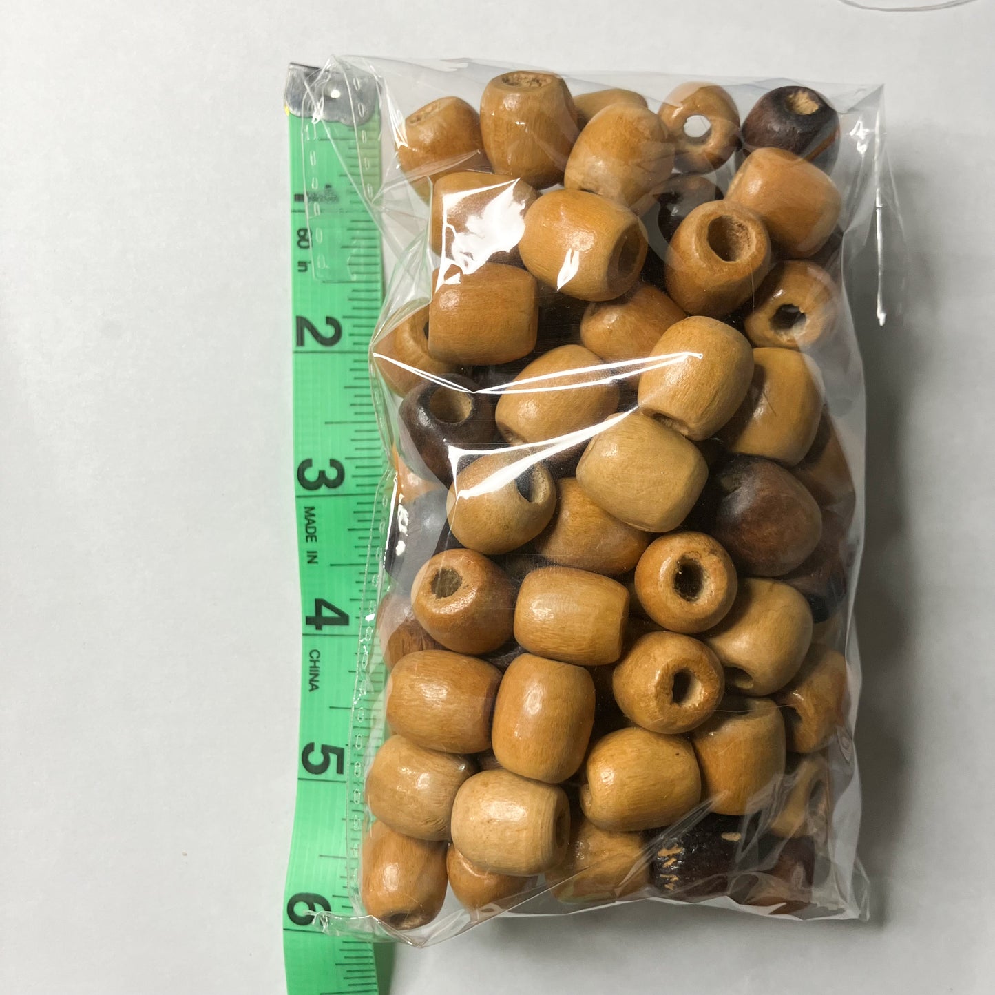 Wood Beads - 6in bag