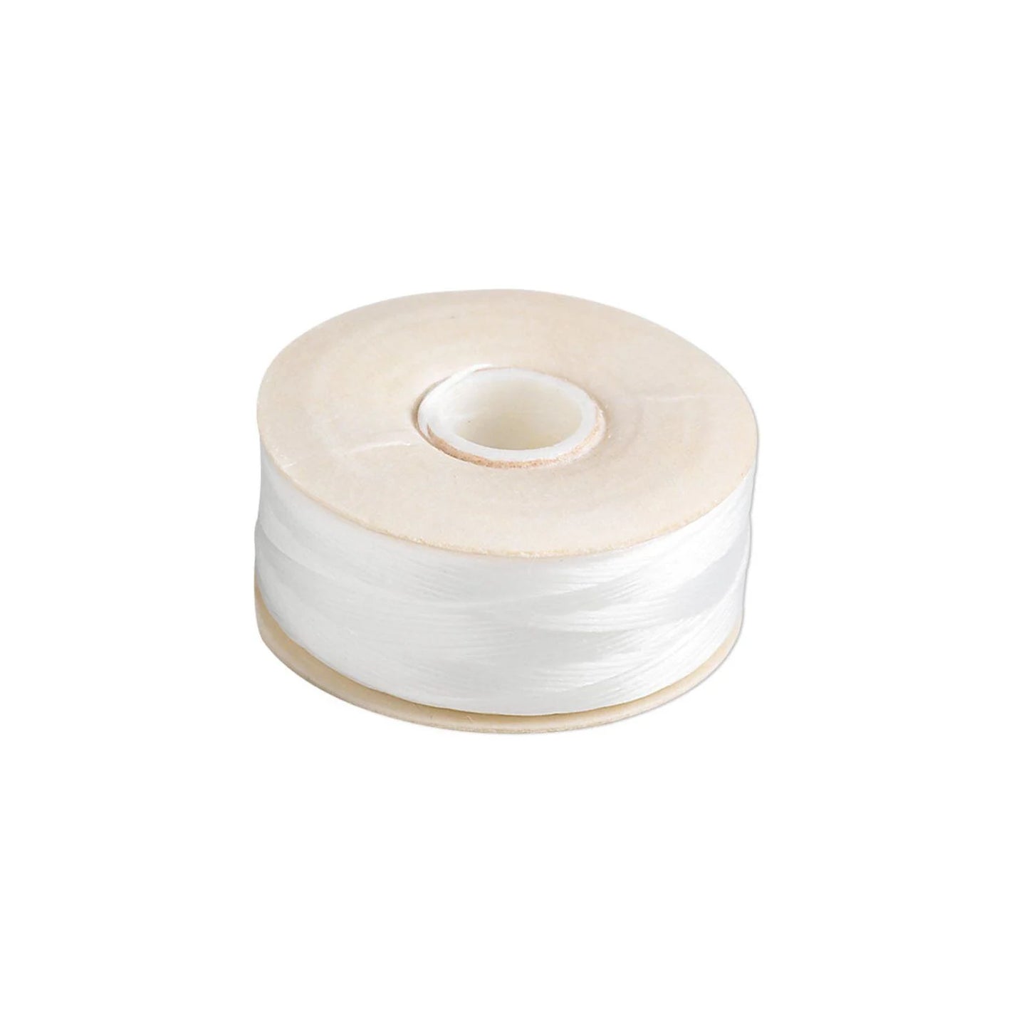 Nymo Beading Thread – Size D, White (Bobbin)