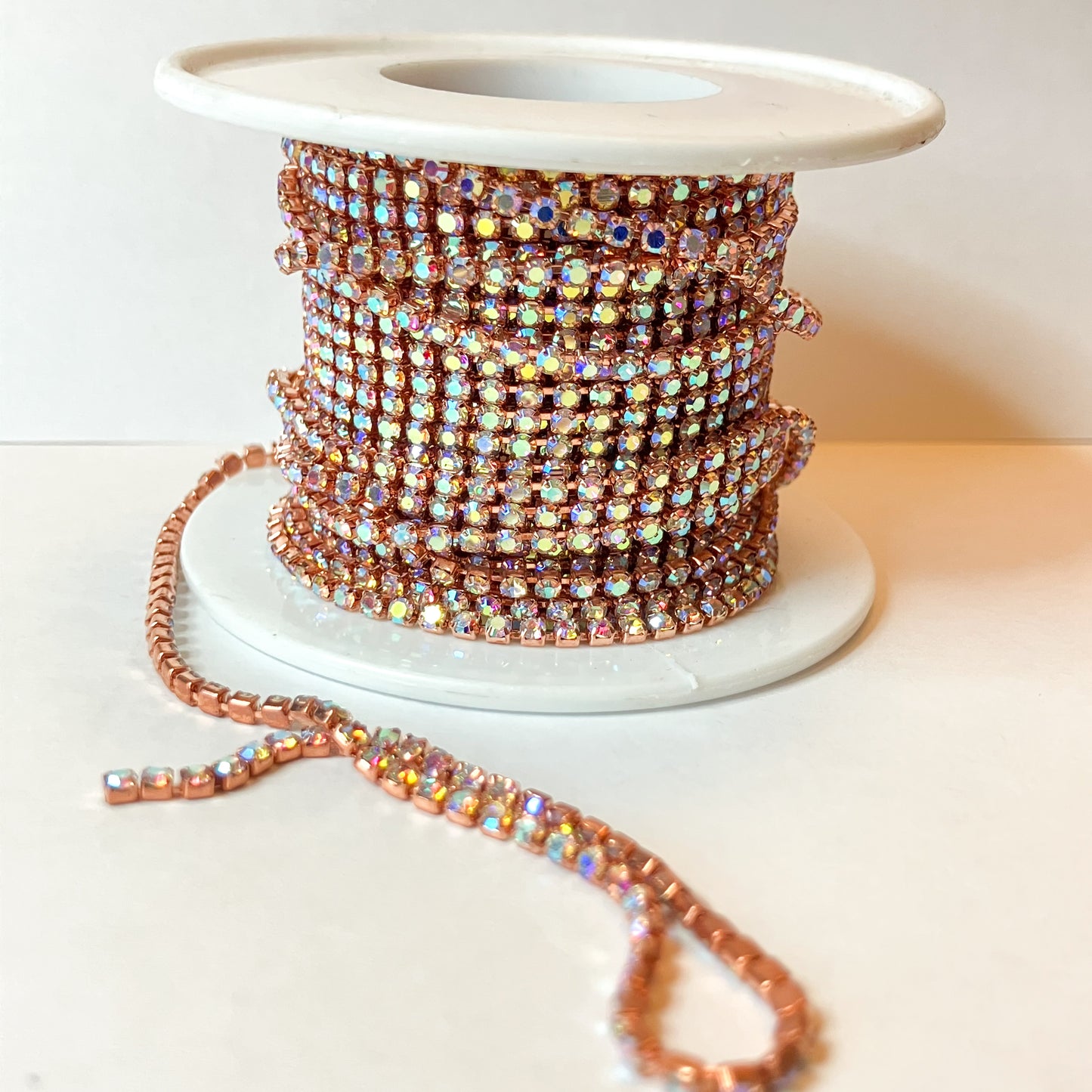 SS6 Pink Crystal Banding – 1 Yard or 10-Yard Roll