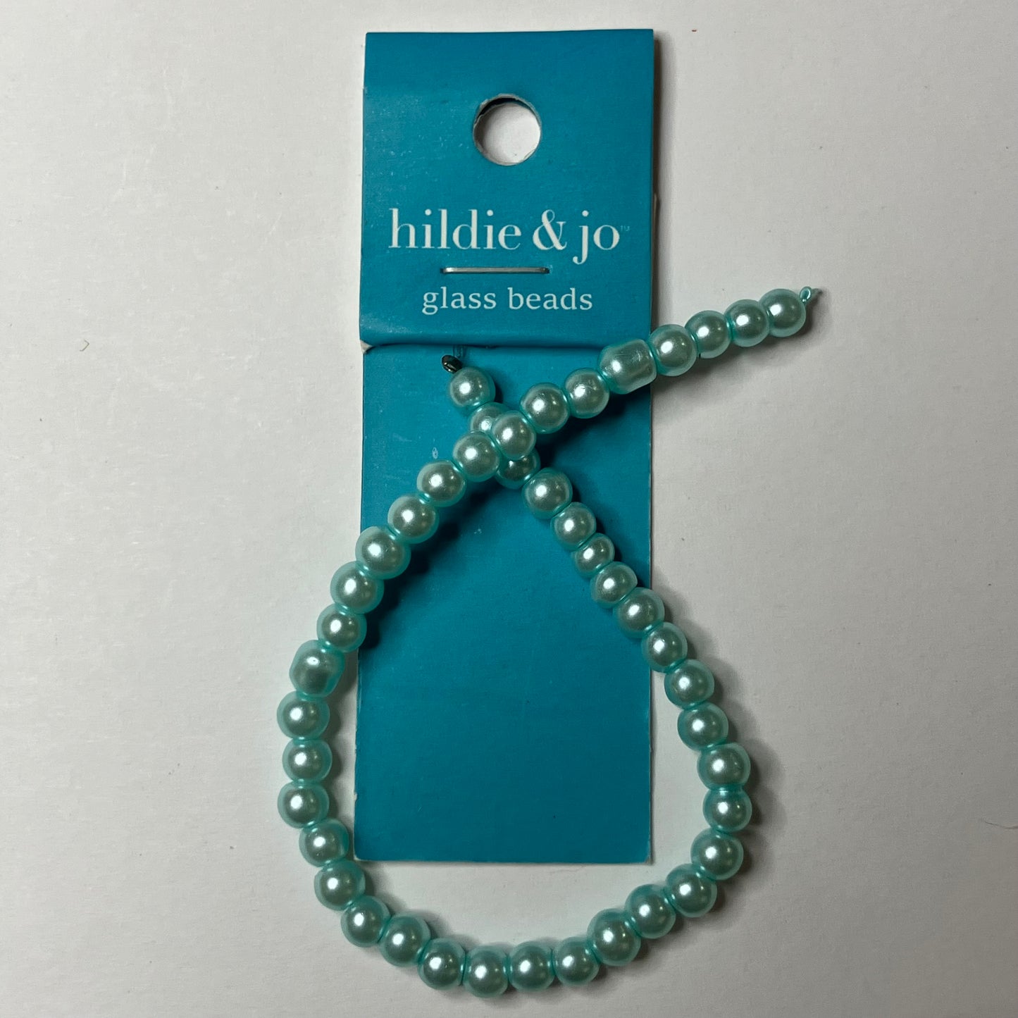 Hildie & Jo Glass Bead Strand – Blue