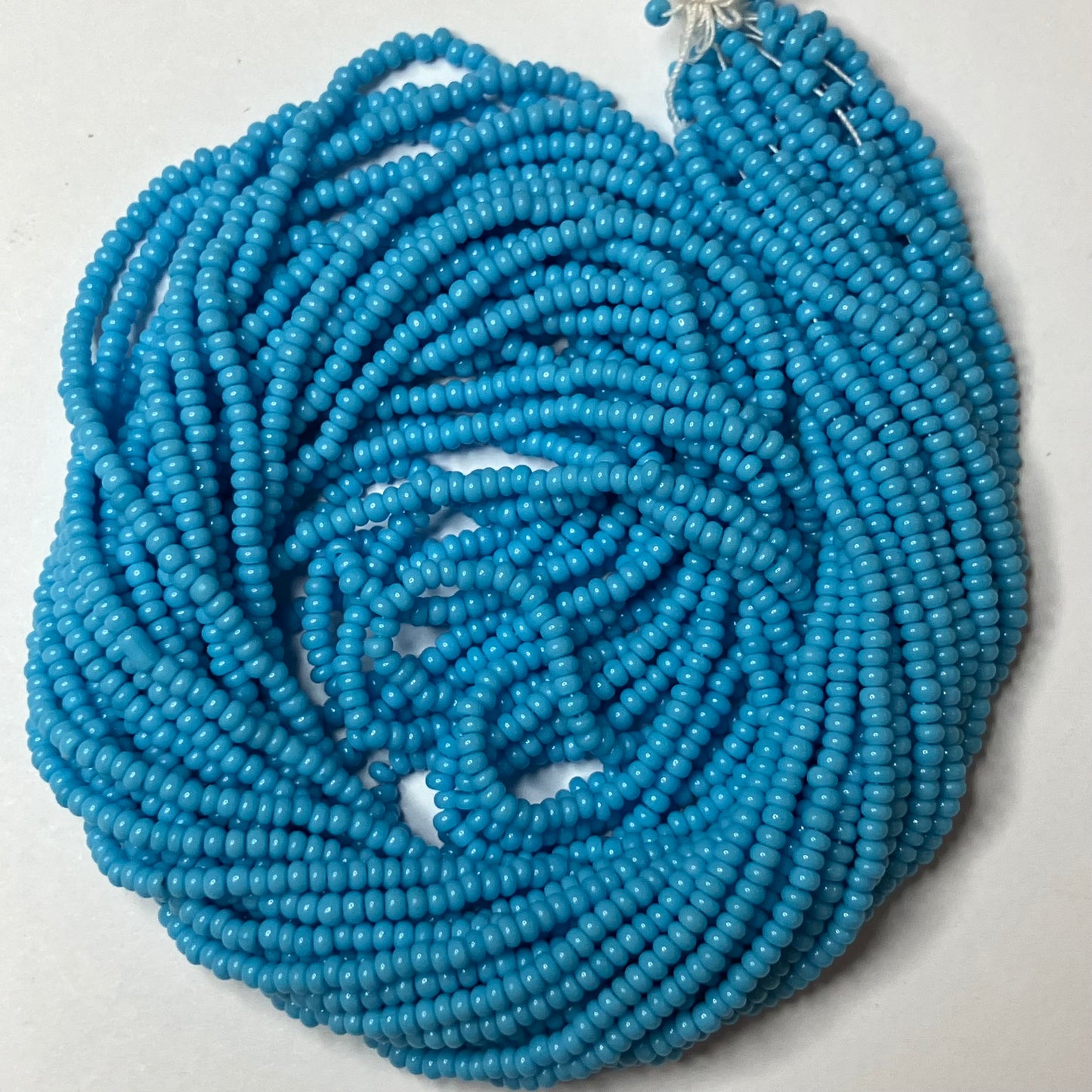 Opaque Blue 11/0 Bead Hank