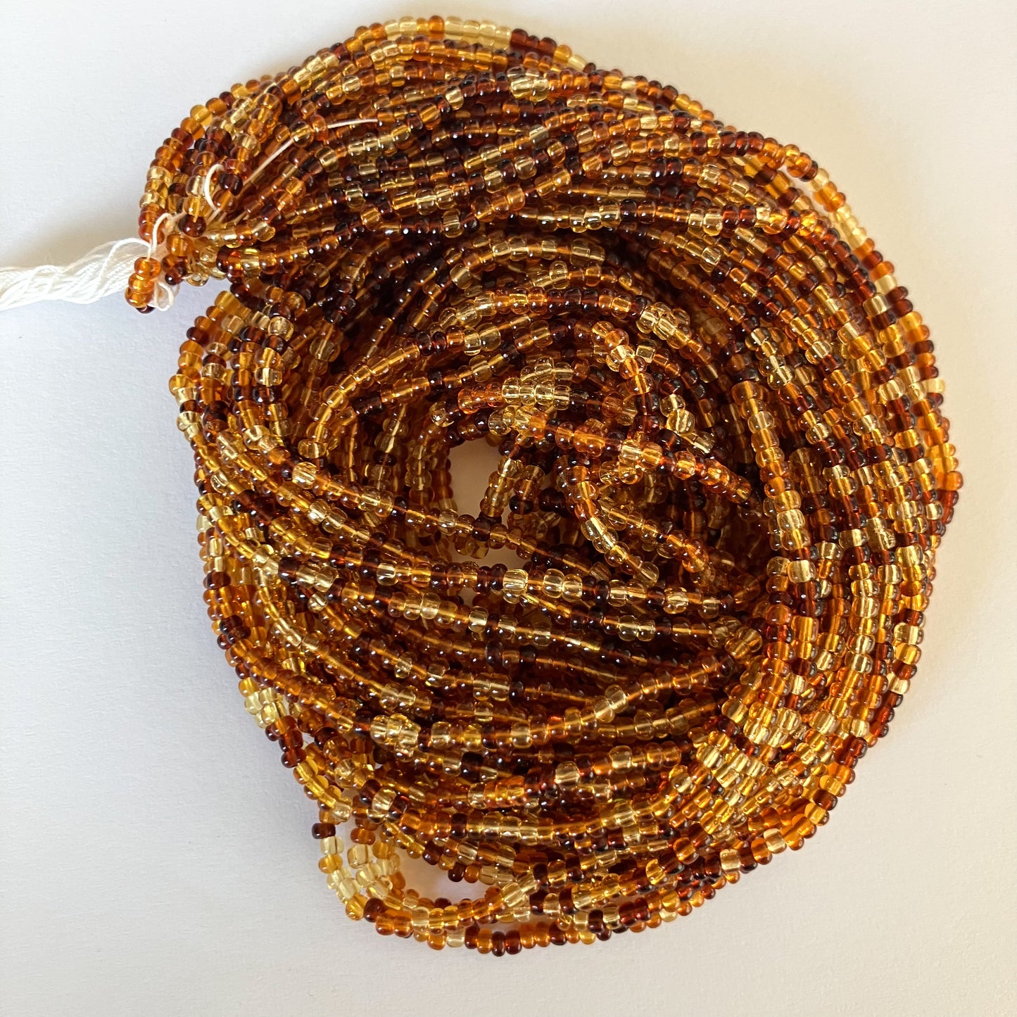 Transparent Brown Bead Mix – Hank