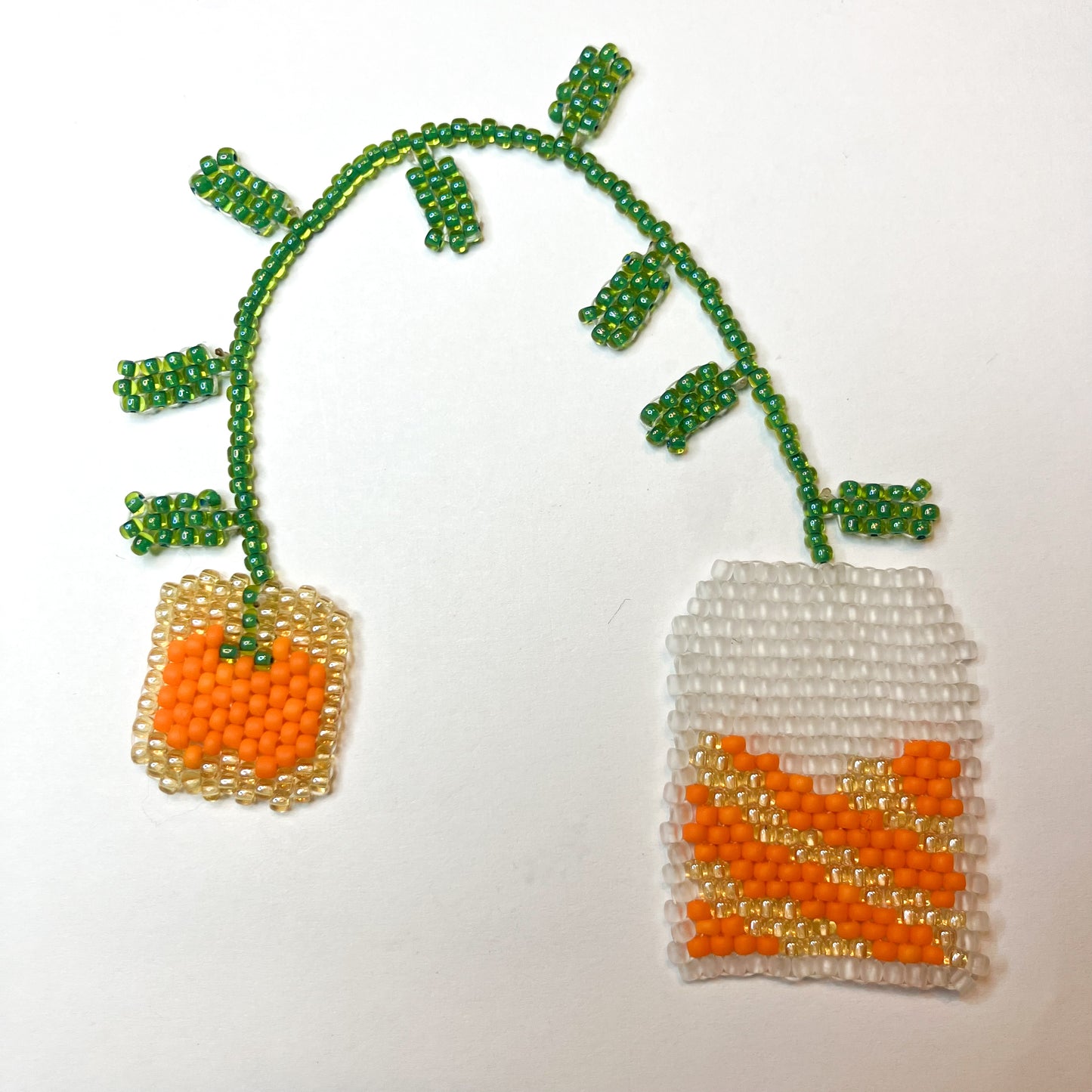 Pumpkin Tea Bag Bookmark