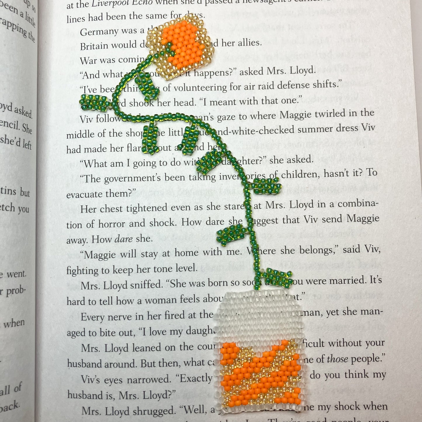 Pumpkin Tea Bag Bookmark