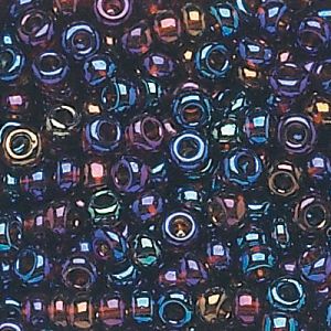 11/0 Smoke Topaz AB Czech Seed Beads - Hank