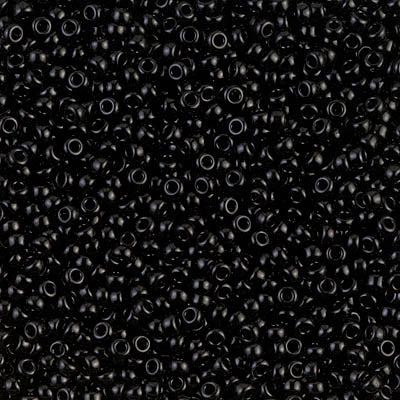 11/0 Black Miyuki Seed Beads