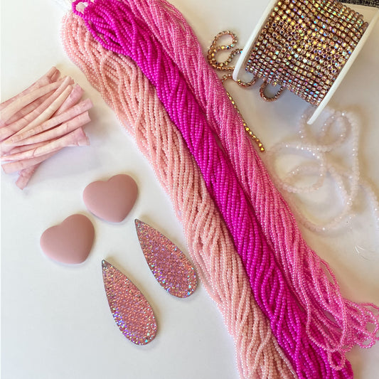 Pretty In Pink Beading Set