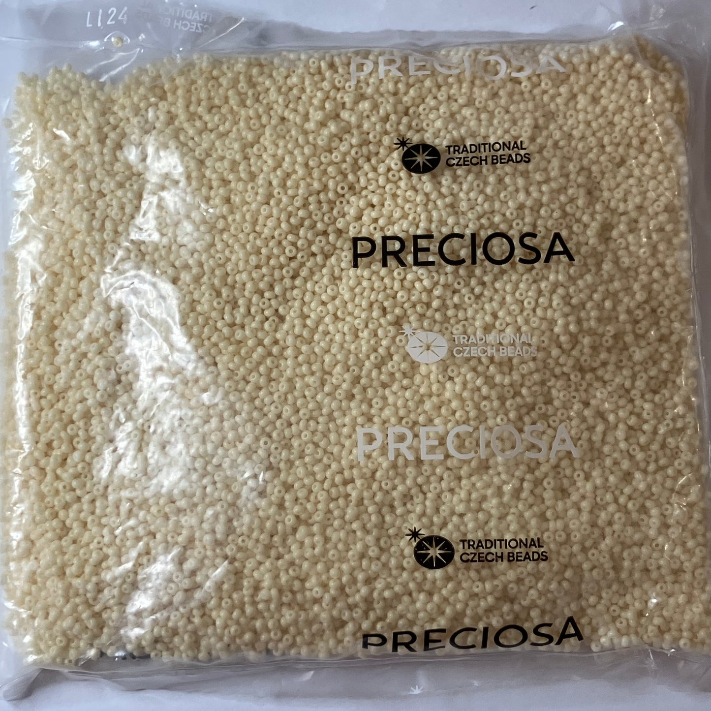 Bone 11/0 Opaque Seed Beads – 250g Pack