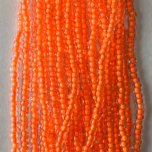 11/0 Neon Orange Seed Beads – Hank