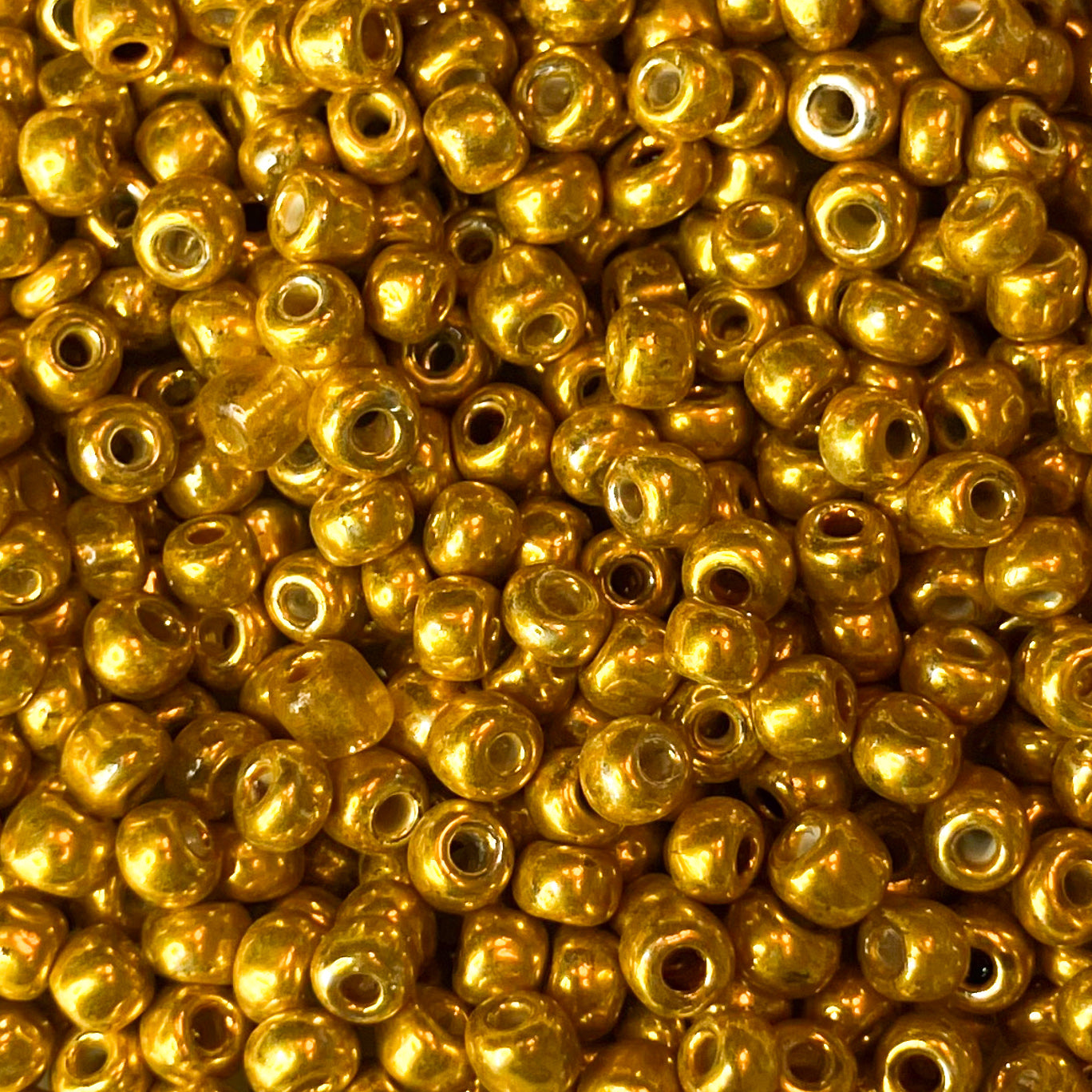 6/0 Gold Seed Beads – 50g Pack