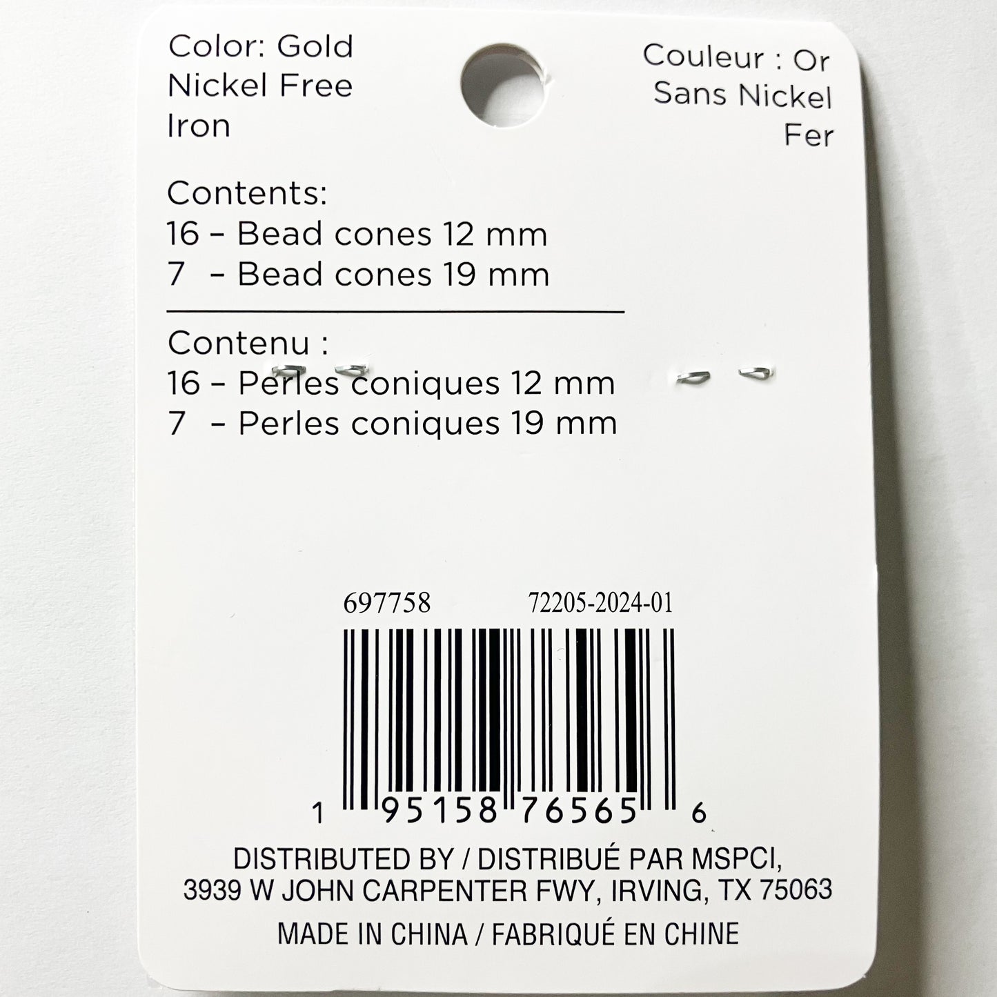 Bead Landing™ Assorted Bead Cones – 23pc