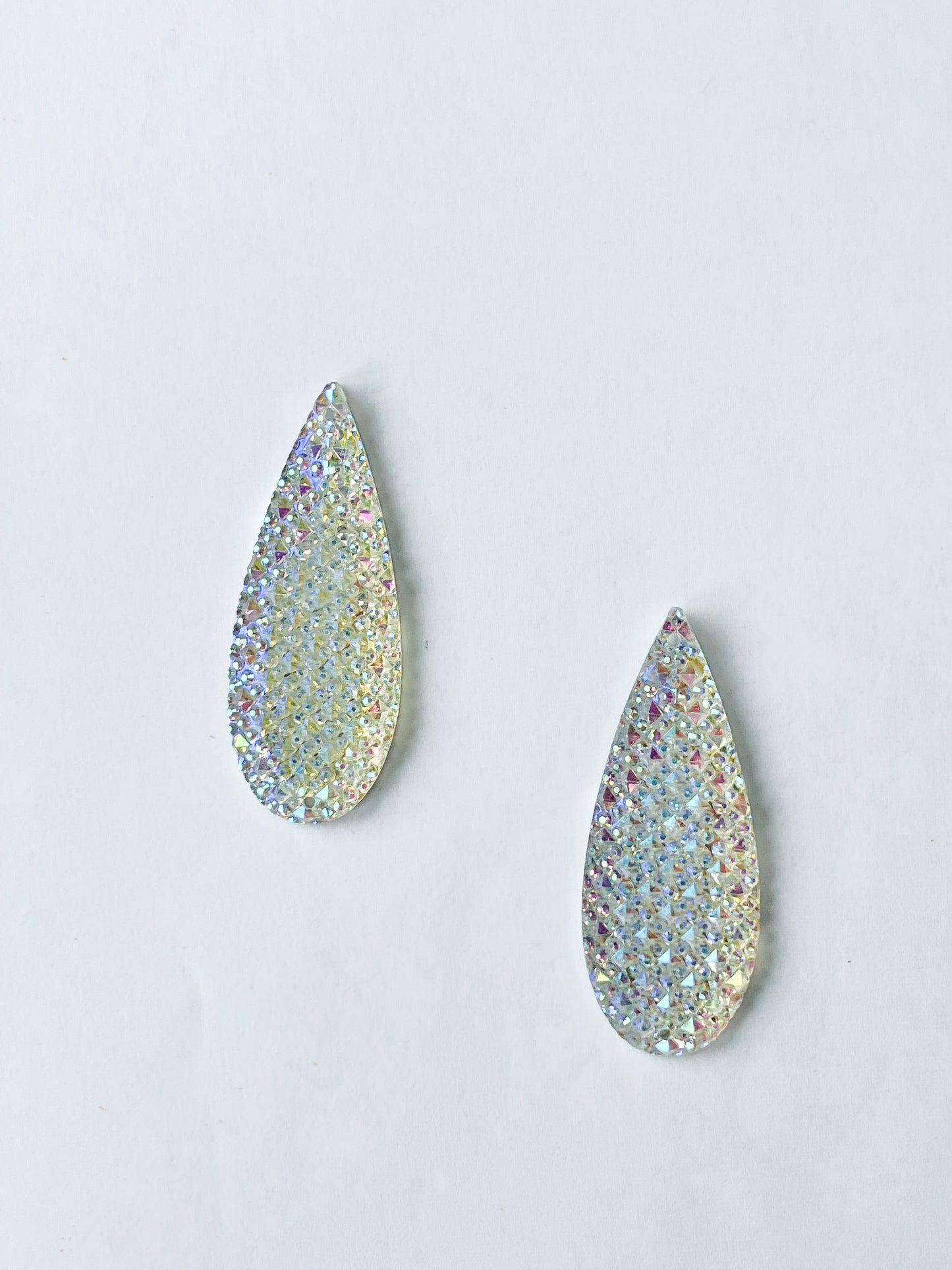 Resin Teardrop Flatback Gem