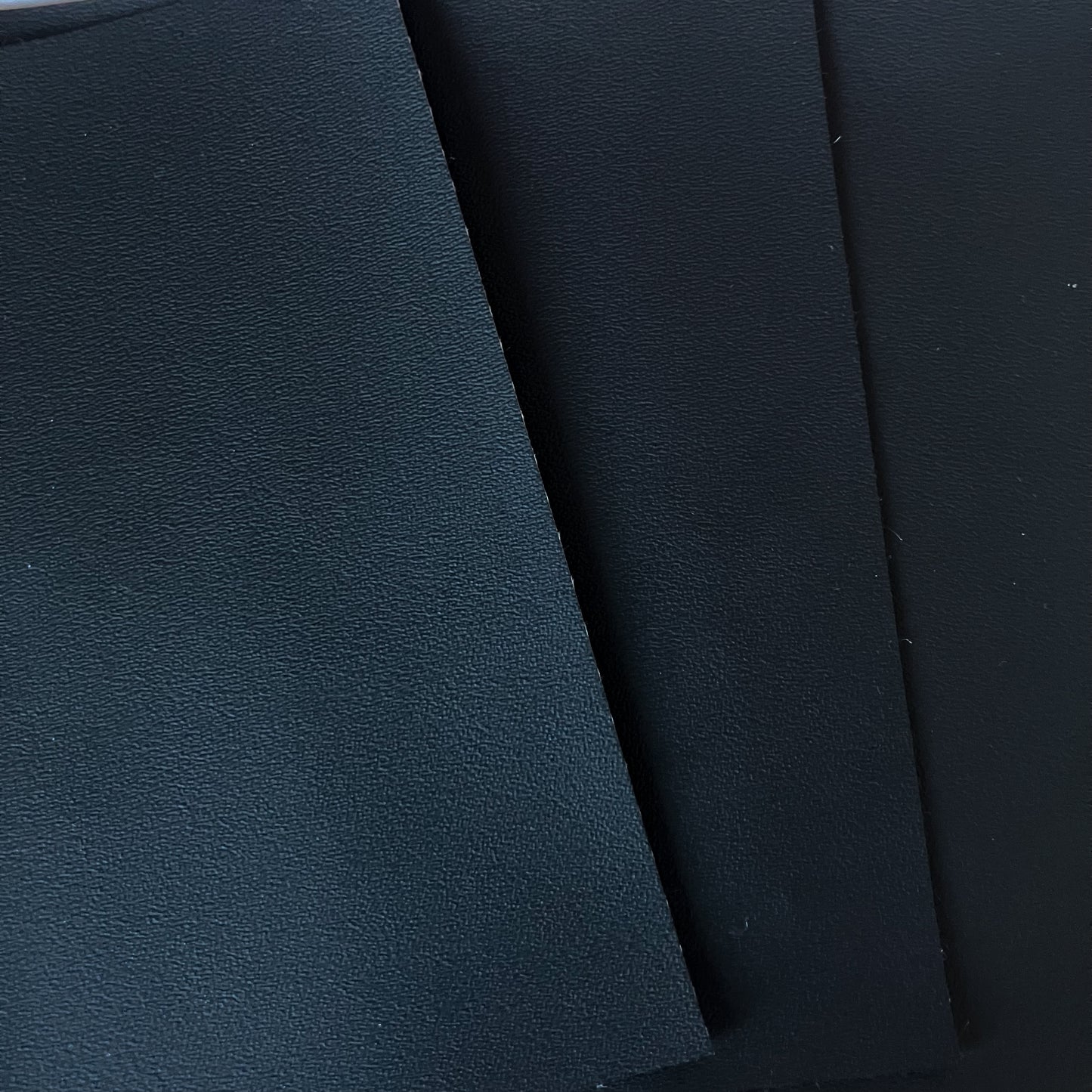 Black Faux Leather Sheets – Set of 3
