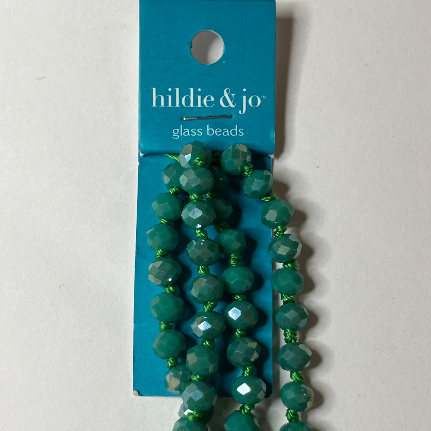 Hildie & Jo 4mm Glass Bead Strand – Teal