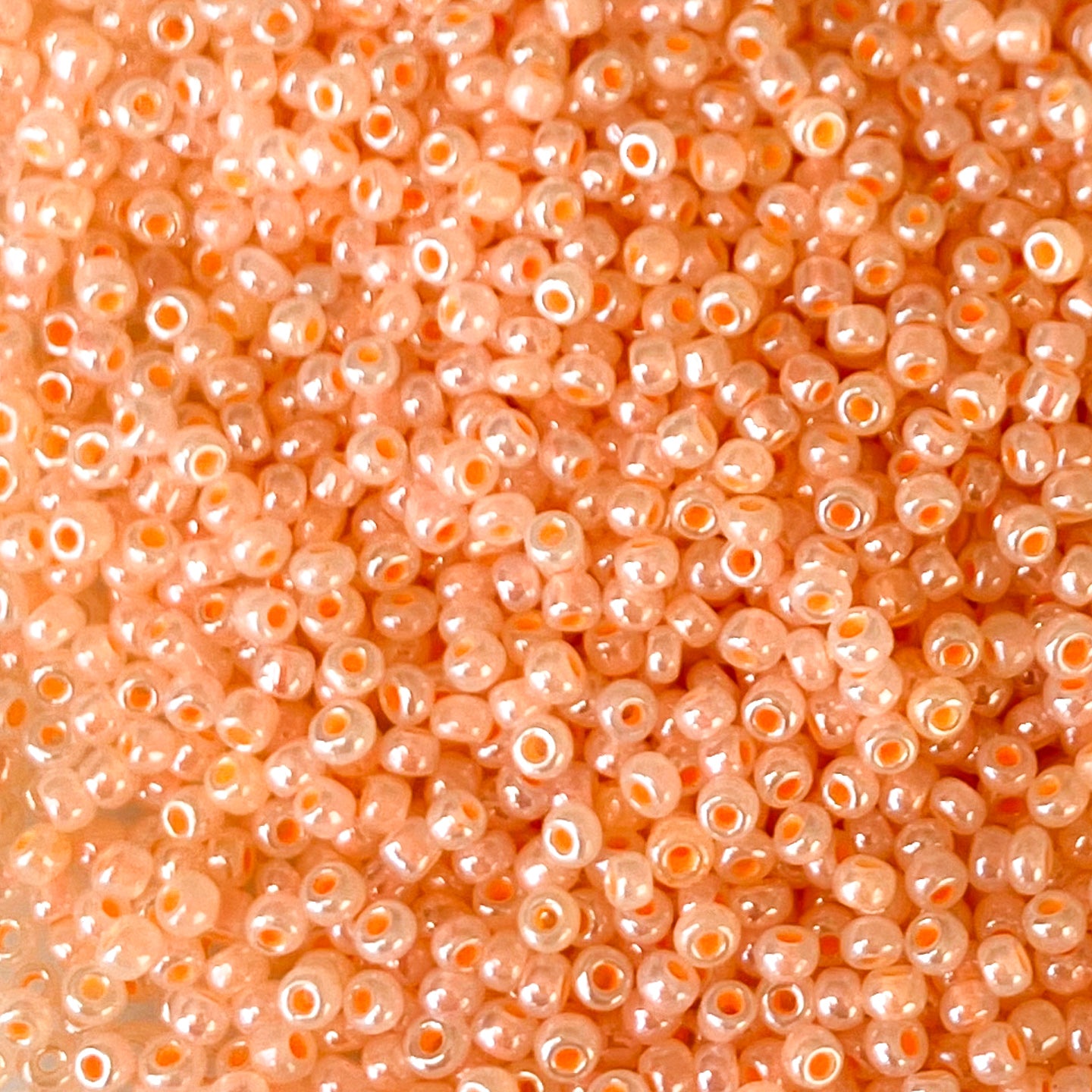 10/0 Coral Pink Seed Beads – 50g Pack