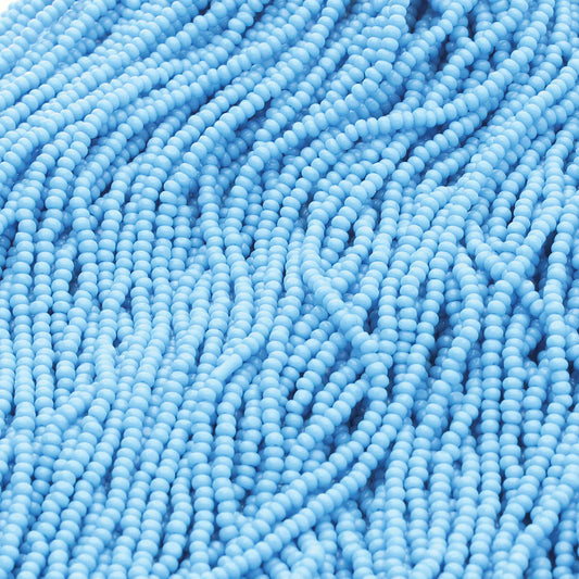 11/0 Charlotte True Cut Turquoise Beads – Hank