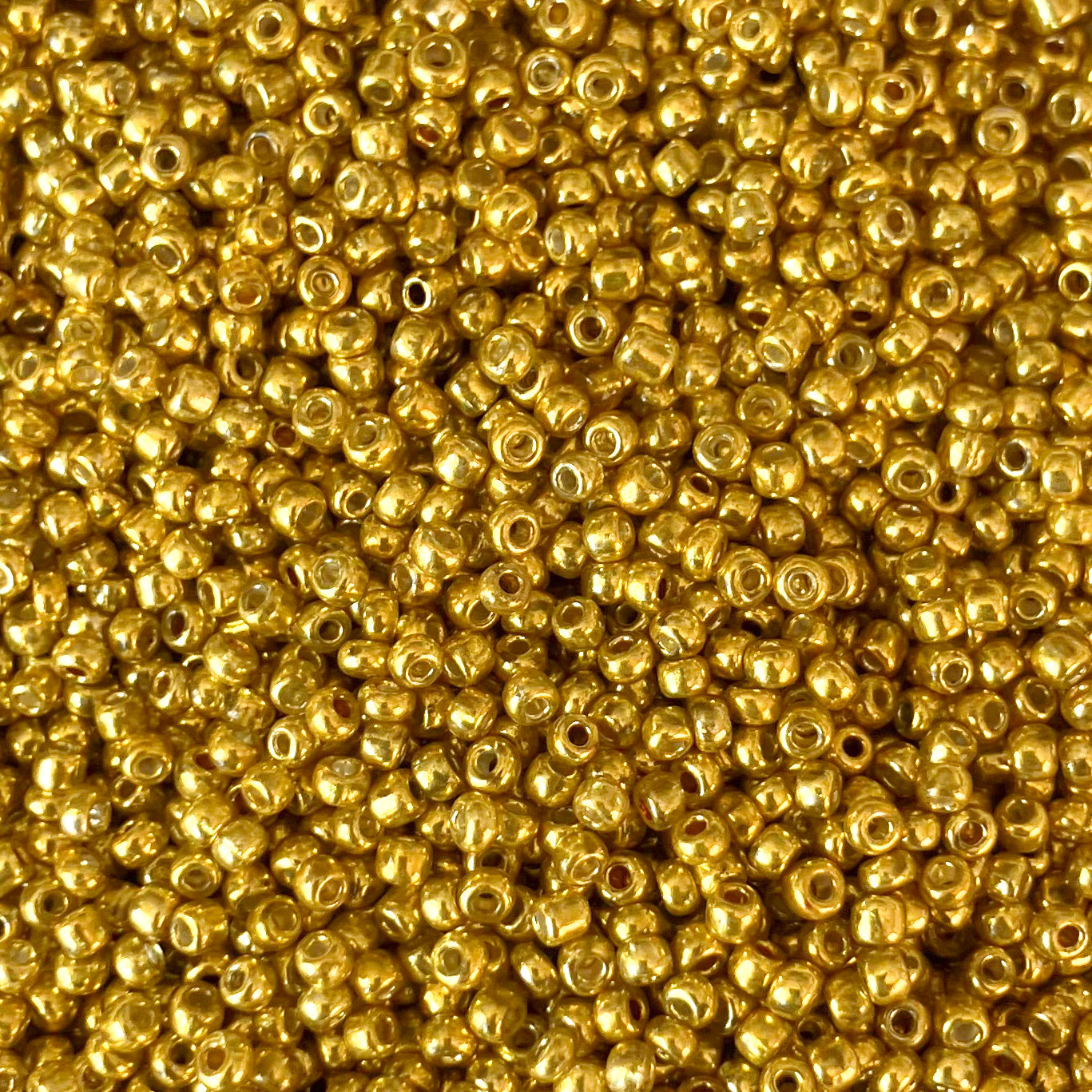 10/0 Gold Seed Beads – 50g and 30g Pack