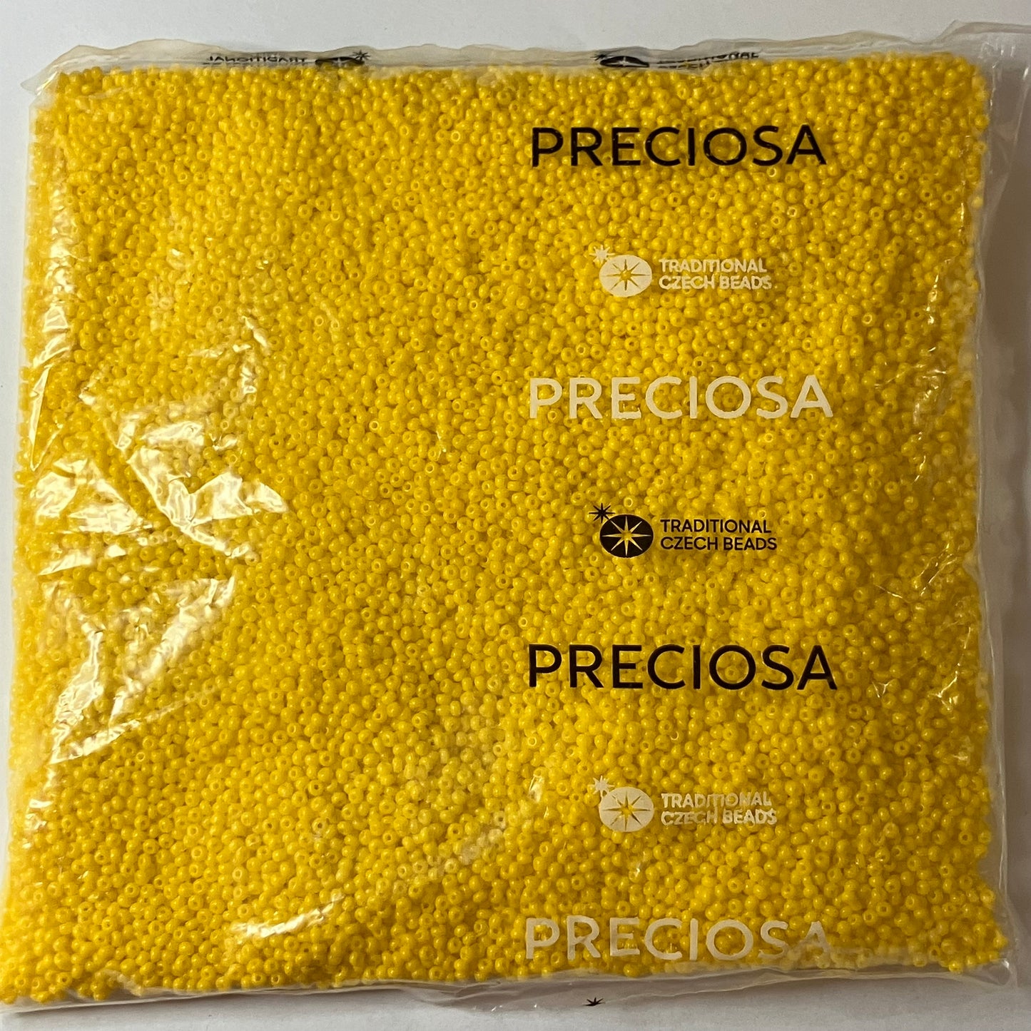 Yellow 11/0 Opaque Seed Beads – 250g Pack