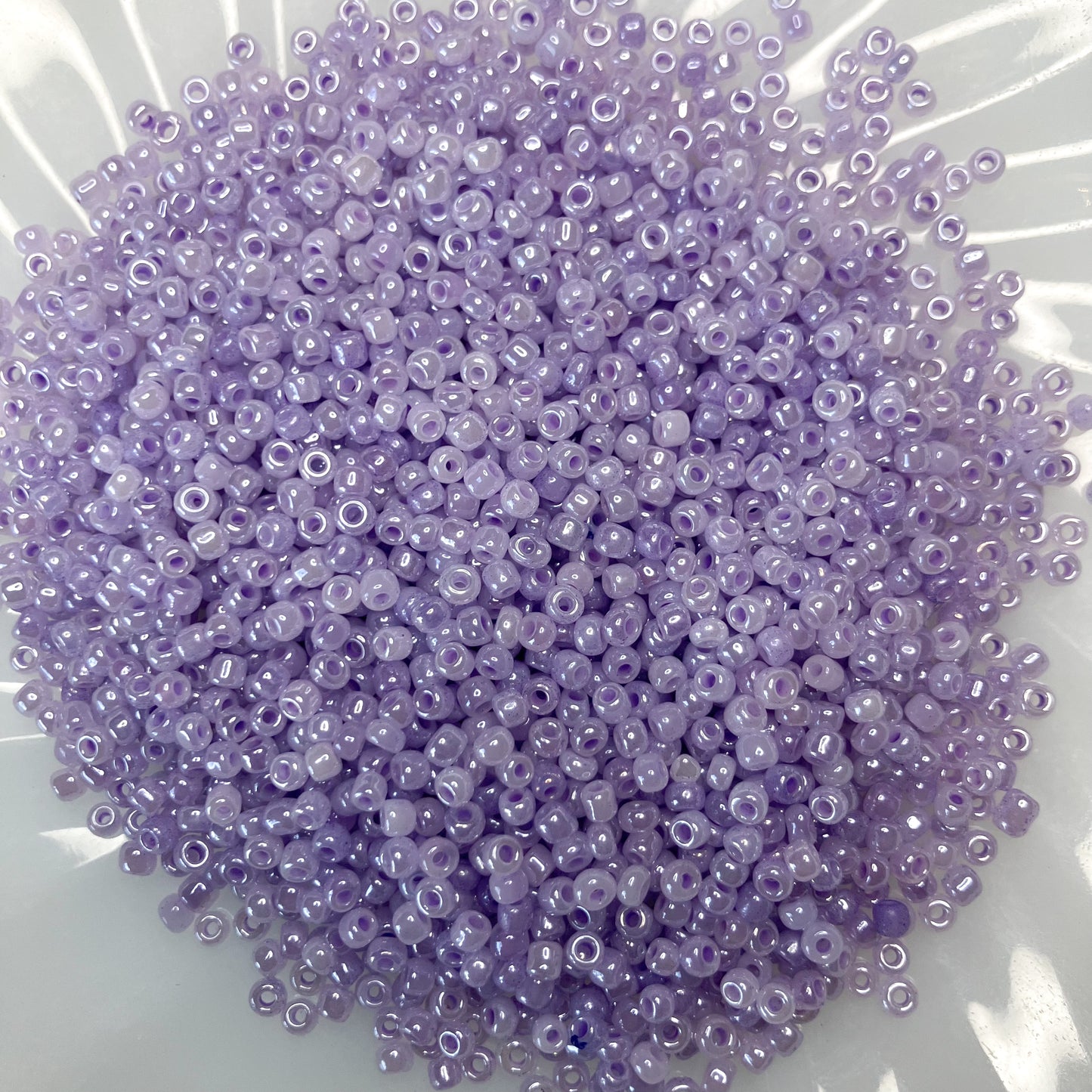 8/0 Opaque Purple Seed Beads – 50g Pack
