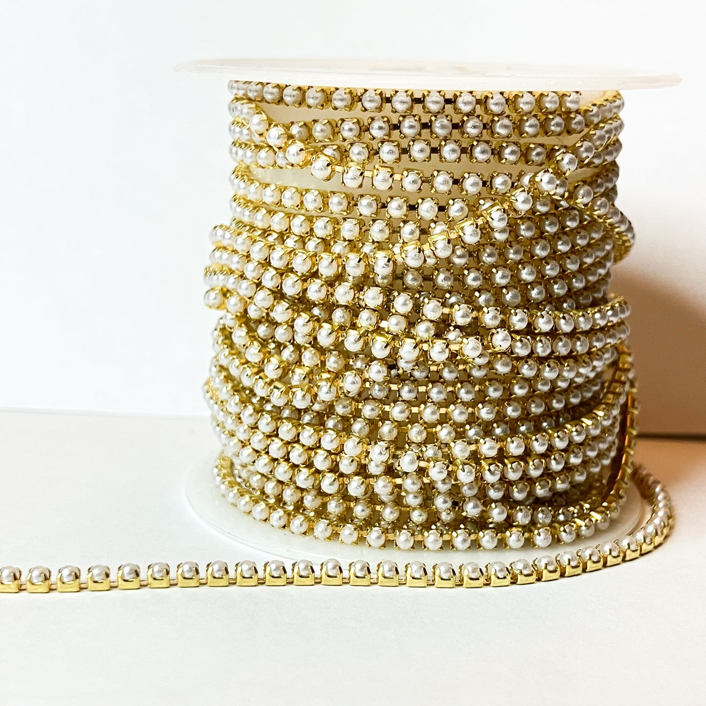 SS6 Pearl Gold Banding – Sold by the Yard