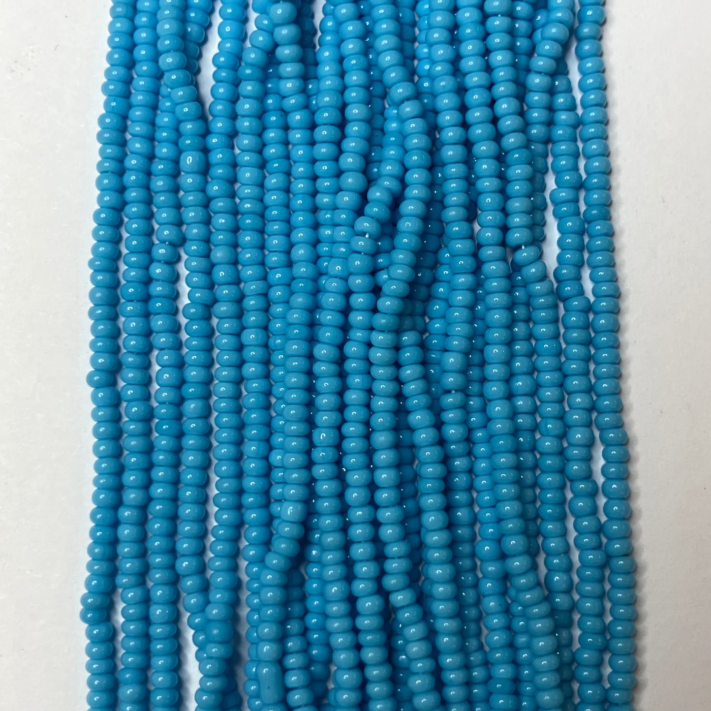 Opaque Blue 11/0 Bead Hank