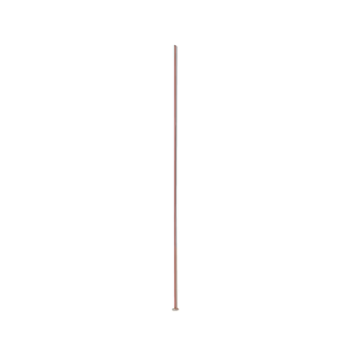 Copper Headpin – 3in, 21 Gauge