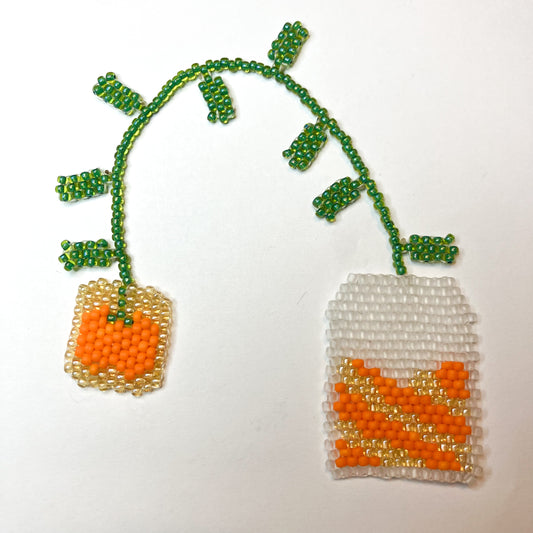 Pumpkin Tea Bag Bookmark