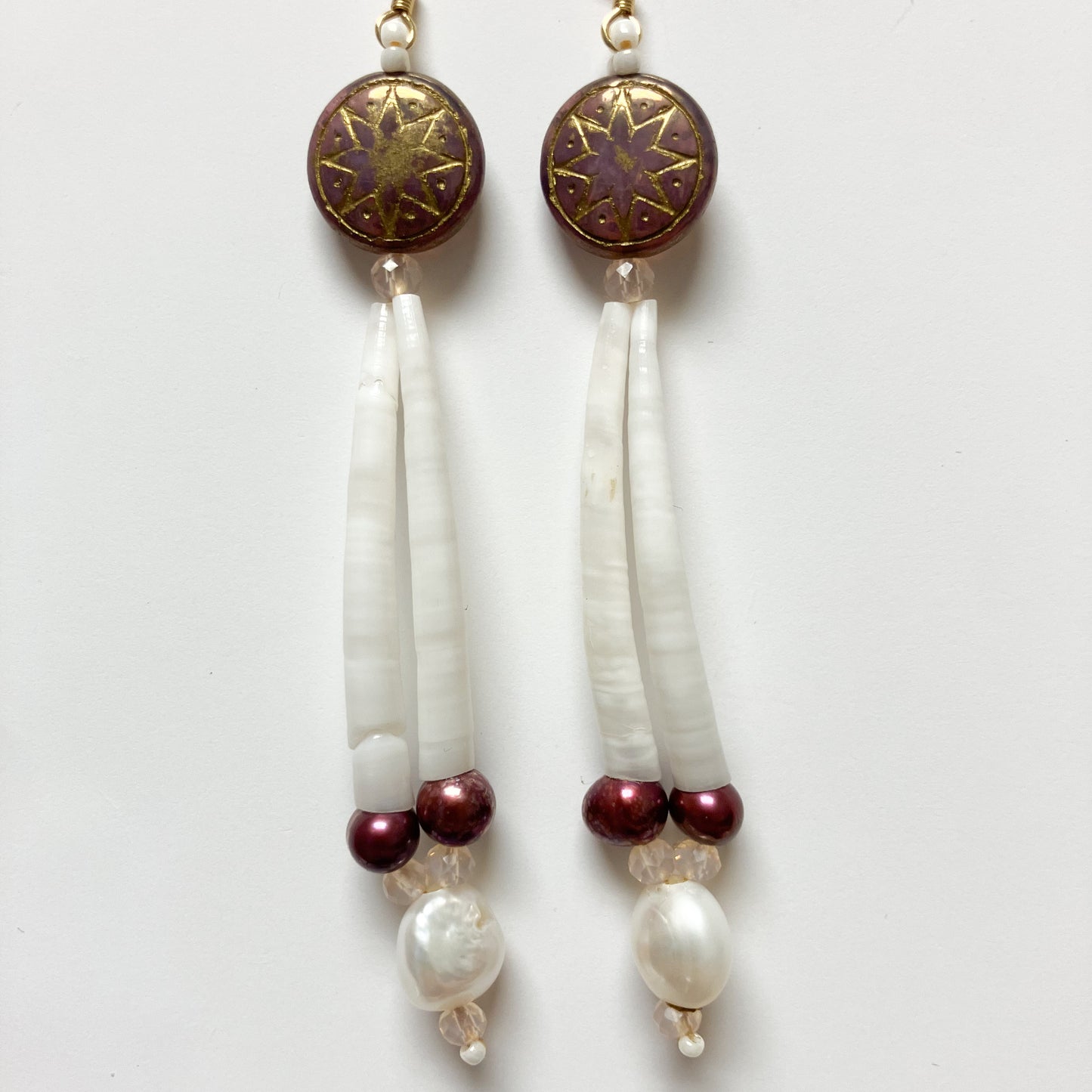 Dentalium Earrings