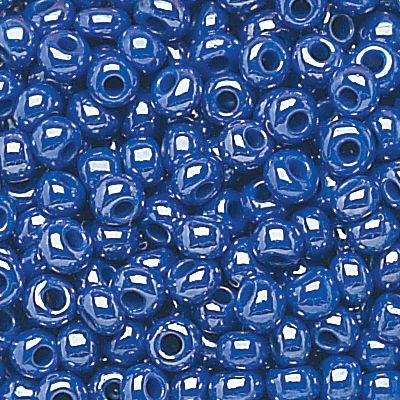 11/0 Royal Opaque Luster Czech Seed Beads - Hank: 12 Strings