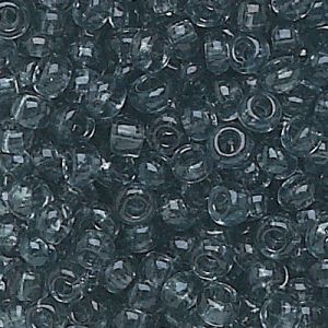 11/0 Black Diamond Czech Seed Beads - Hank: 12  Strings