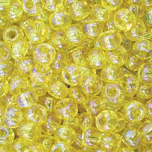 11/0 Yellow AB Czech Seed Beads - Hank: 12  Strings