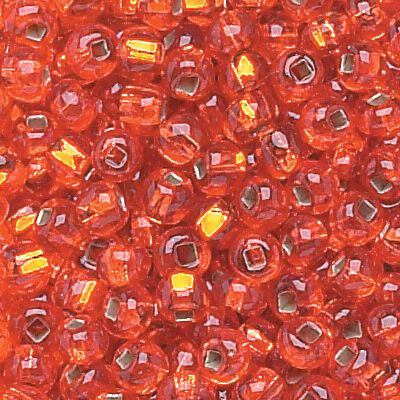 11/0 Hyacinth Silver-Lined Czech Seed Beads - Hank: 12 Strings of 20 Inch